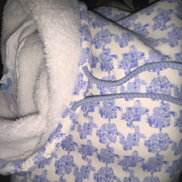 Pajamagram Mock Neck Lined NEW Womans Size Small Soft Cuddly Kangaroo Pocket - Picture 4 of 9